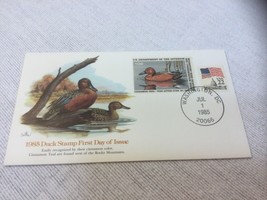 1985 Federal Duck Stamp RW52 First Day Cover Fleetwood Cachet Washington, DC - $17.82