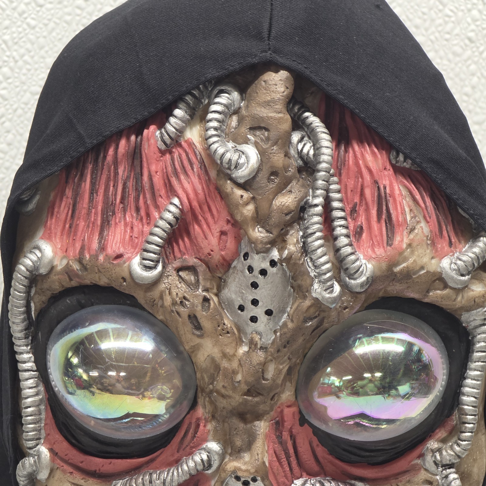 Easter Unlimited Fun World Alien Cyborg Fallout Victim Halloween Mask Bubble Eye Item image 4