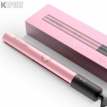 Kipozi Professional Hair Striaghtener Nano Titanium Instant Heating Flat Iron 2 - £54.84 GBP