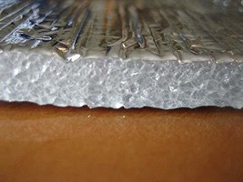 2500 sqft NASA Reflective Foam Core 1/4 inch Solid Insulation Vapor Barrier - £931.72 GBP