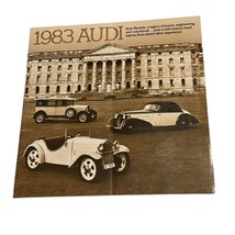 1983 Audi Sales Brochure Booklet 83 Quattro 5000S 5000 4000 Turbo Diesel... - $9.89