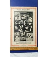 Antique 1926 Vaudeville Act Poster CRYSTAL BENNETT &amp; CO Modern Athletic ... - £33.81 GBP