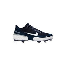 Nike Men&#39;s Alpha Huarache Elite 3 Low Metal Baseball Cleat Shoes Navy Si... - $128.69