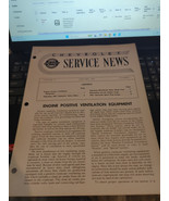 Chevrolet Service News Volume 33 January 1961 #1 Engine Positive Ventila... - $6.92