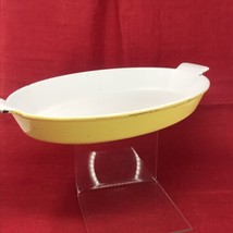 Vintage 60s Descoware Belgium Enamel Cast Iron Casserole Roaster Pan Oval 15&quot;  - £27.66 GBP