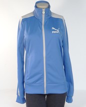 Puma Signature Slim Fit Zip Front Blue Track Jacket Womans NWT - $59.99