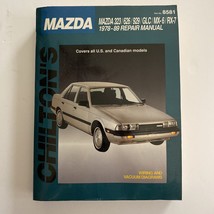 Chilton's Mazda 323/626/929/GLC/MX-6/RX-7 1978-89 Repair Manual - $4.96