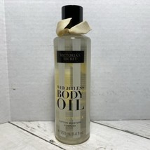 Victoria Secret Weightless Body Oil  Coconut Milk 8.4 oz Cotton Moisturizer - £31.13 GBP