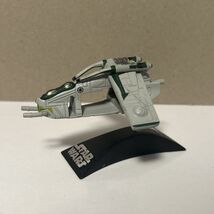 Star Wars TITANIUM COLLECTION die-cast REPUBLIC GUNSHIP GRAY GREEN version - $23.26