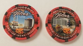 $5 Las Vegas Hilton Hotel 40TH Anniversary 1969-2009 - Elvis Casino Chip #1278 - £14.91 GBP