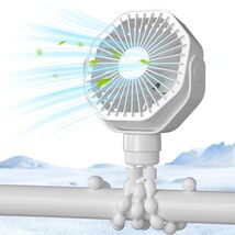 Lerat Portable Stroller Fan Flexible Tripod 3 Speeds Rechargeable White - $74.55 MXN Lerat Portable Stroller Fan Flexible Tripod 3 Speeds Rechargeable White - $74.55 MXN