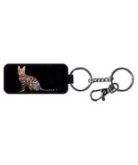 Bengal Cat Keychain, Cat Bengal Keyring - £10.10 GBP