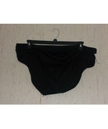 NWT WOMENS $33 APT. 9 BLACK BIKINI BOTTOM   SIZE 2X - $433.10 MXN