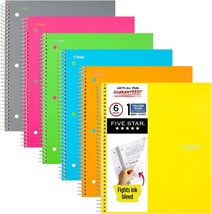 Five Star Spiral Notebooks, 1 Subject, College Ruled Paper, 100 Sheets,, 38057 - £31.55 GBP
