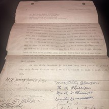 Dunklin County Missouri petition for parole sign by 89 local citizens 1934 - £58.13 GBP