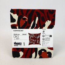 Ikea KAPHYACINT Pillow cushion Cover Brown-Red 20x20&quot; New 105.542.26  - €10,25 EUR