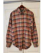 Ralph Lauren Men&#39;s Size L Classic Fit Plaid Long Sleeve Button Down Shirt - £15.60 GBP