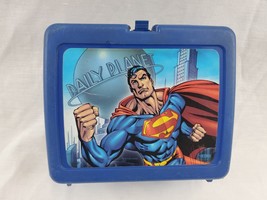 VINTAGE Thermos DC Comics Superman Plastic Lunch Box - £11.86 GBP