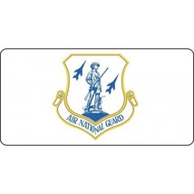 Ang Air National Guard White Usa Made License Plate - £22.76 GBP