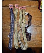 Vintage Quik Braid Zipper 18” &amp; 20” 1970’s Lot Of 5 Hippie Retro Floral New - $939.88 MXN