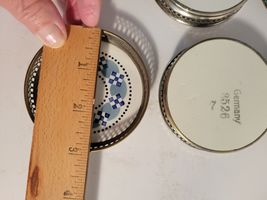 6 Sternauware NY Porcelain Coasters from Germany No. 3526 image 4