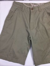 O&#39;neill Men&#39;s Shorts Khaki Cargo Side Pockets Embroidered Logo Size 31 - £17.38 GBP