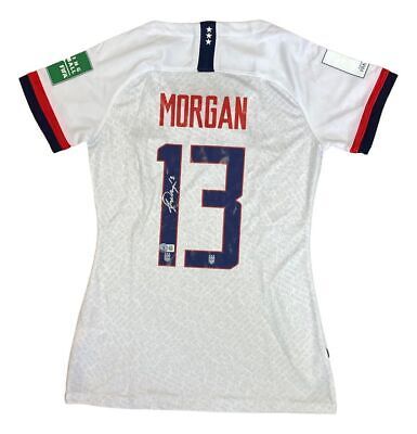 Primary image for Alex Morgan Signé 2019 Nike USA Femmes Domicile S Football Jersey Bas