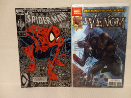 SPIDER-MAN #1 SILVER EDITION: 1990 +AMS #546: 3D VARIANT - 1st MR. NEGATIVE - $465.52 MXN