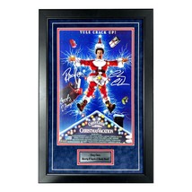 Chevy Chase Beverly D&#39;Angelo Quaid Signed Christmas Vacation Poster Framed JSA - £666.45 GBP