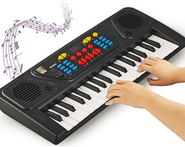 37-Key Kids Keyboard Piano For Beginners, With Mini Microphone And Usb Charger, - £31.11 GBP