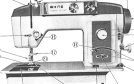 White 940 manual sewing machine - $12.99