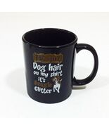 This isn&#39;t Dog Hair It&#39;s Beagle Glitter Coffee Mug  12oz Cup Black - $181.65 MXN