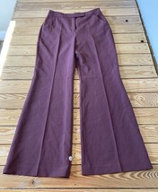 Express NWT $79.95 Women’s High Rise Flare Trousers Size 10 Purple R2 - $29.69