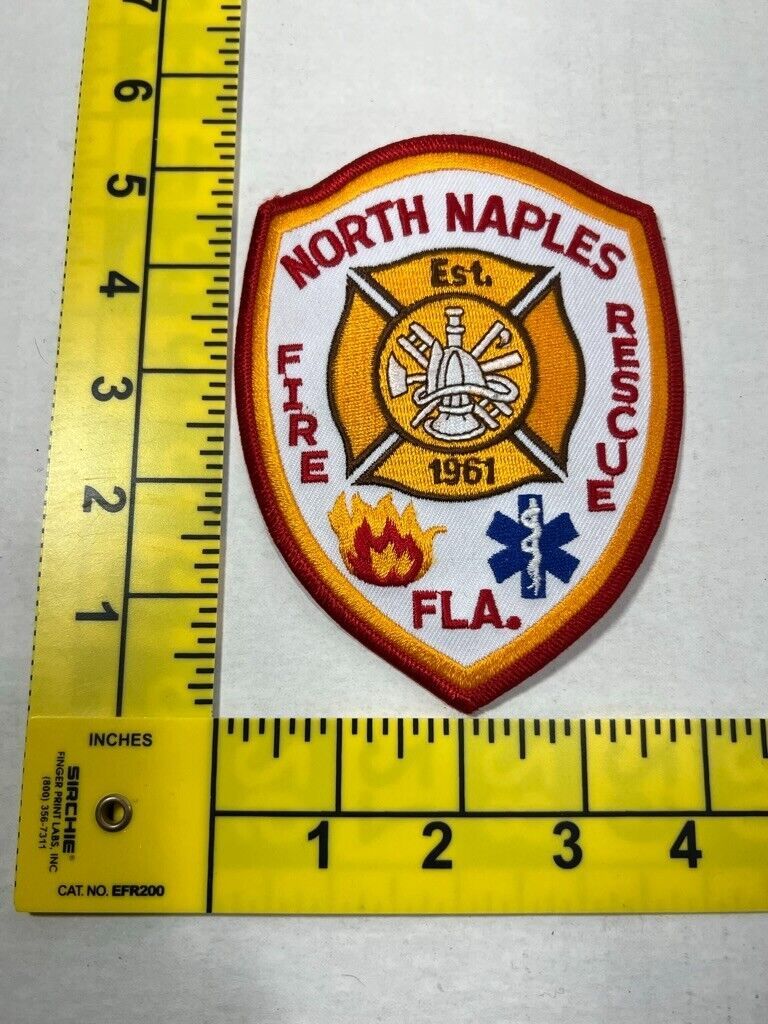 North Naples Fire Rescue Florida 1961 Shoulder Patch - $14.85