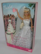 Barbie Wedding Bouquet Doll She Can Toss The Bouquet 2001 New #52649 MIB  - £40.37 GBP