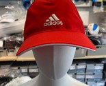 Adidas C40 Climalite Training Cap Unisex Tennis Cap Sports Hat Red NWT D... - $34.11