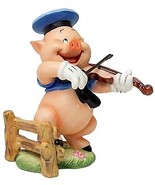WDCC Three Little Pigs Fiddler Pig &quot;Hey Diddle, Diddle, I Play On My Fid... - $2,556.48 MXN