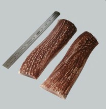 #26  A Pair of RED STAG POLYKLONE KNIFE MAKING SCALES 5 X 1 1/2 x 1/2&quot; t... - $10.40