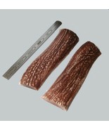 #26  A Pair of RED STAG POLYKLONE KNIFE MAKING SCALES 5 X 1 1/2 x 1/2&quot; t... - $14.17 CAD