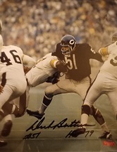 Dick Butkus “HOF 79” Autographed Signed 8x10 Photo Chicago Bears RCA COA - £117.17 GBP