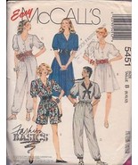 McCall&#39;s 5451 Misses&#39; Dress and Jumpsuits Size 8-10-12 - $1.50