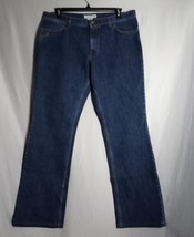 Yves Saint Laurent Jeans Men&#39;s Size 38X33 Boot Leg Dark Wash Denim Vintage - £100.03 GBP