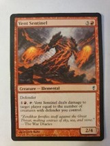 MTG Magic The Gathering Card Vent Sentinel Creature Elemental Red Conspiracy - £6.33 GBP