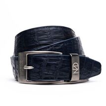 Riccardo Genuine Exotic Caiman Fuscus-belly Belt Navy image 2