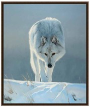 Intent by Edward Aldrich Animals Wildlife Wolf Limited Ed. Framed Canvas 48x40 - £1,344.27 GBP