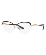 BVLGARI Eyeglasses BV2239B 2033 Pink Gold &amp; Black Frame W/ Clear Demo Lens - £148.15 GBP