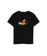 Calvin and Hobbes Laughing on the Floor T-Shirt - £17.17 GBP+