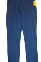 H&amp;M Blue Men&#39;s Linen Cotton Pants Trousers Size US 38 R - £28.87 GBP