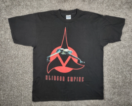 Vintage Star Trek Shirt Adult XL Klingon Empire Short Sleeve Graphic Log... - $129.99