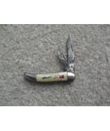 Vintage Mid Century Pat No Statue of Liberty Handle 2 Blade Pocket Knife - £18.14 GBP